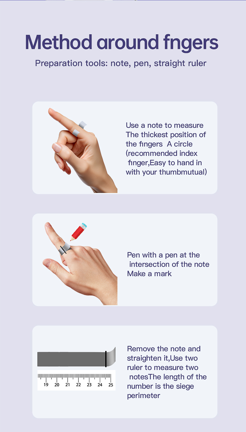 Wolf Sentinel ECG Smart Ring - measure finger sizeview