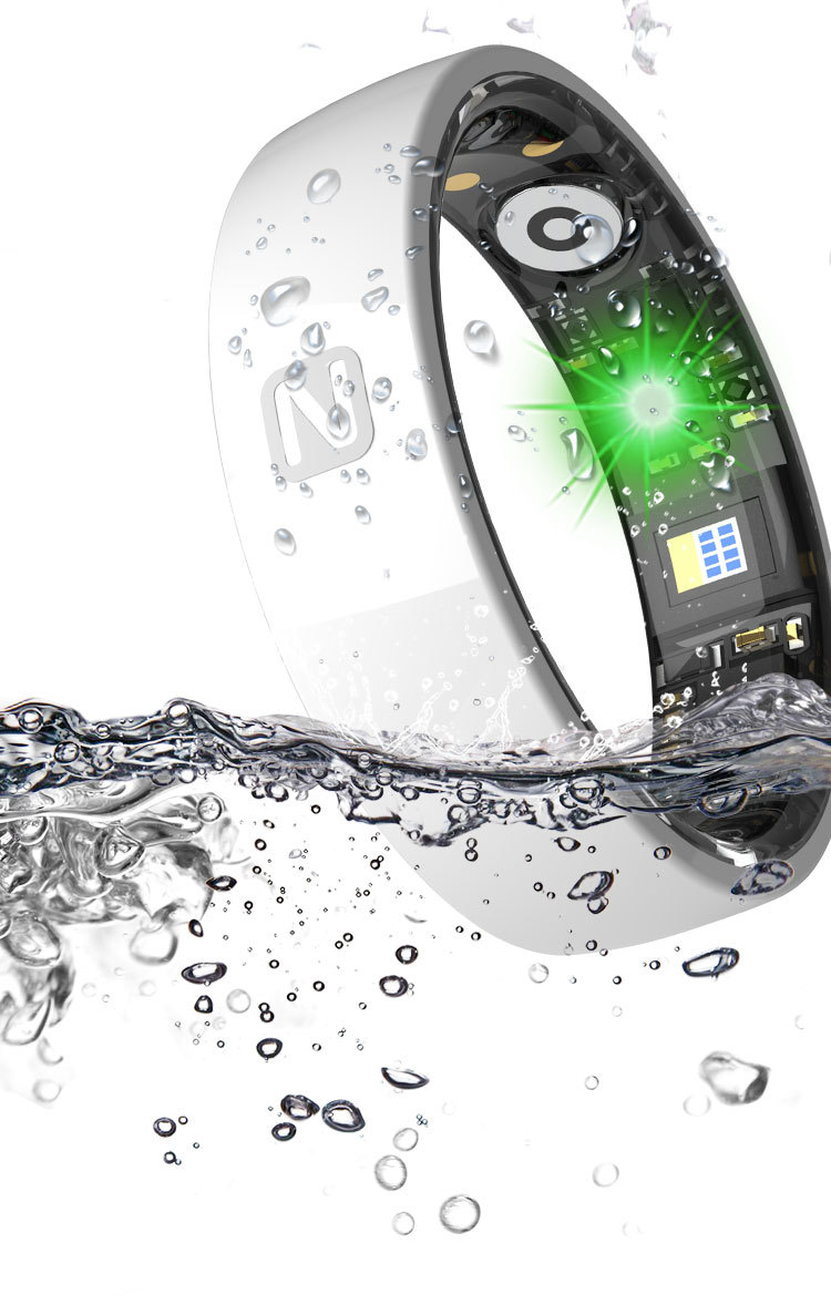 Wolf Omega Spirit Smart Ring - white waterproof